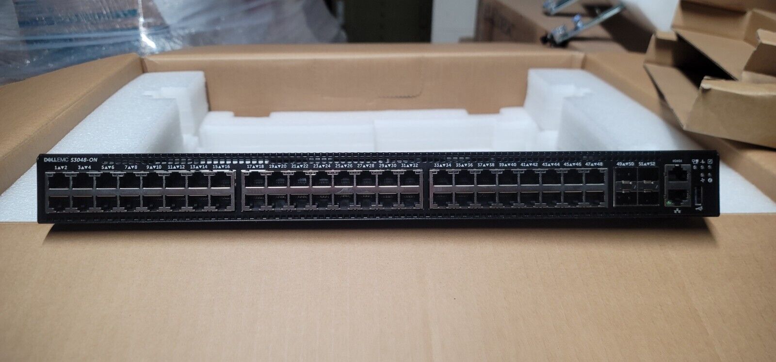 Dell EMC Power Switch S3048-ON 48 Port SFP+ Managed Ethernet Switch*QTY