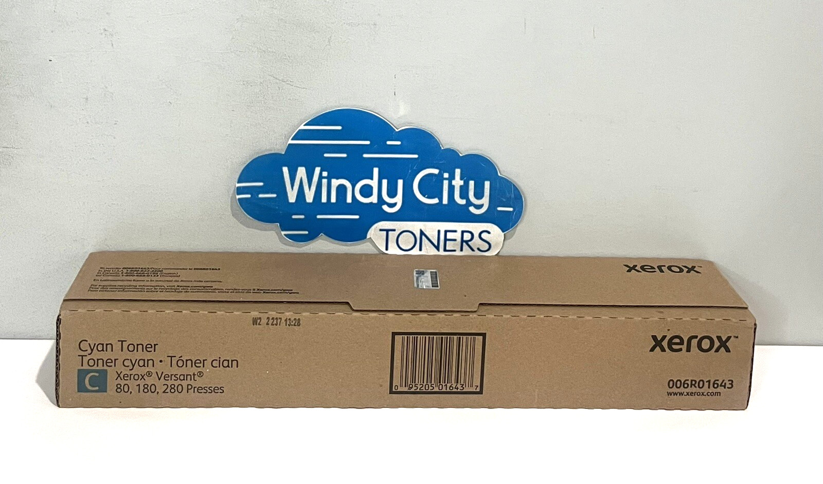 Xerox 006r01643 Cyan Toner Cartridge 20K Pages For Versant 80/180 Genuine New