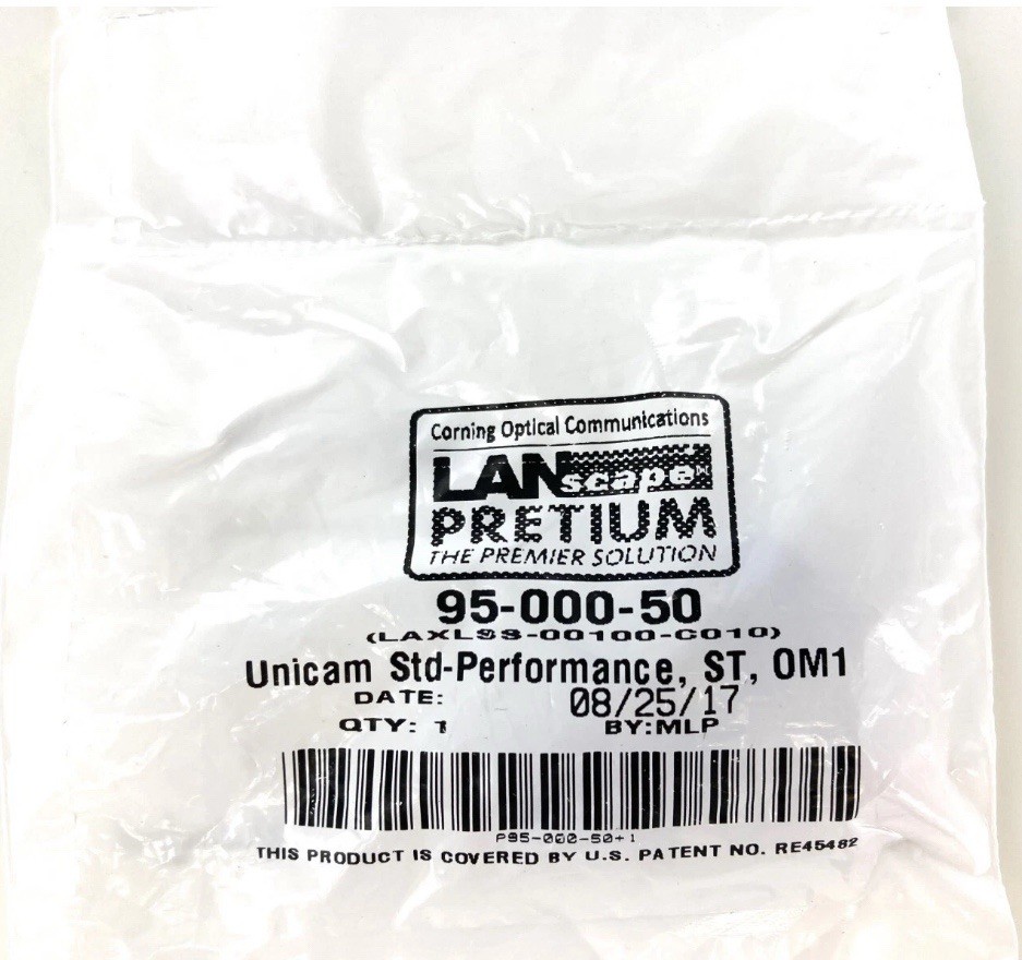 Corning 95-200-99 Unicam (6) New Connector Pretium LC Singlemode/SM OS2