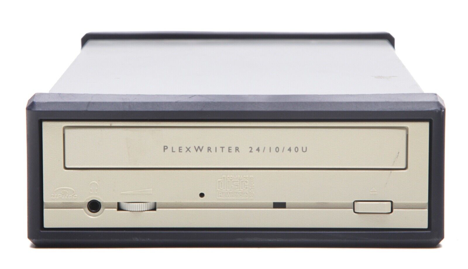 Vintage Plextor PlexWriter 40/10/24 PX-W2410TU External CD-RW Burner