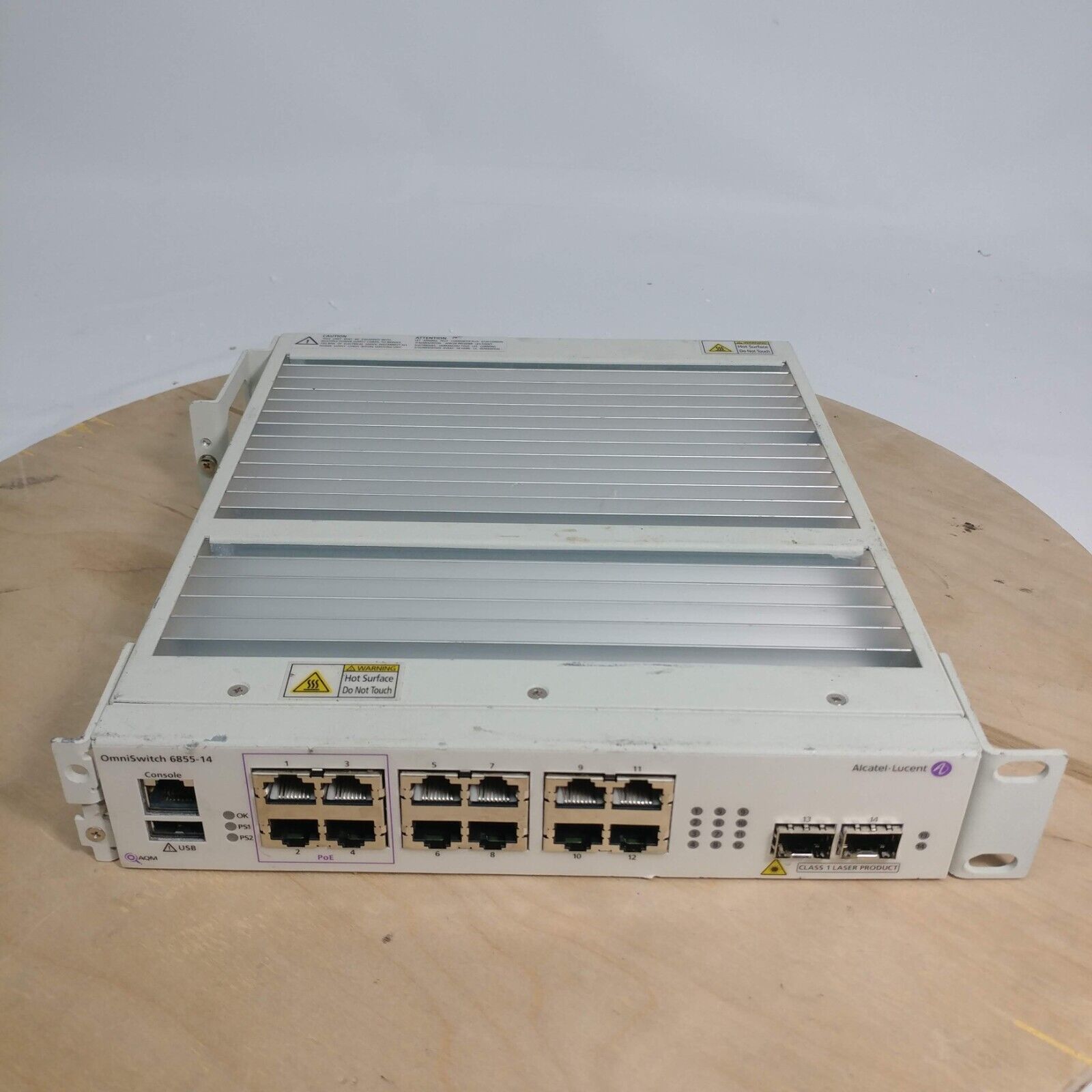 Alcatel Lucent OS6855-14 Omni Switch 6855-14 Gigabit Ethernet No Power Supply