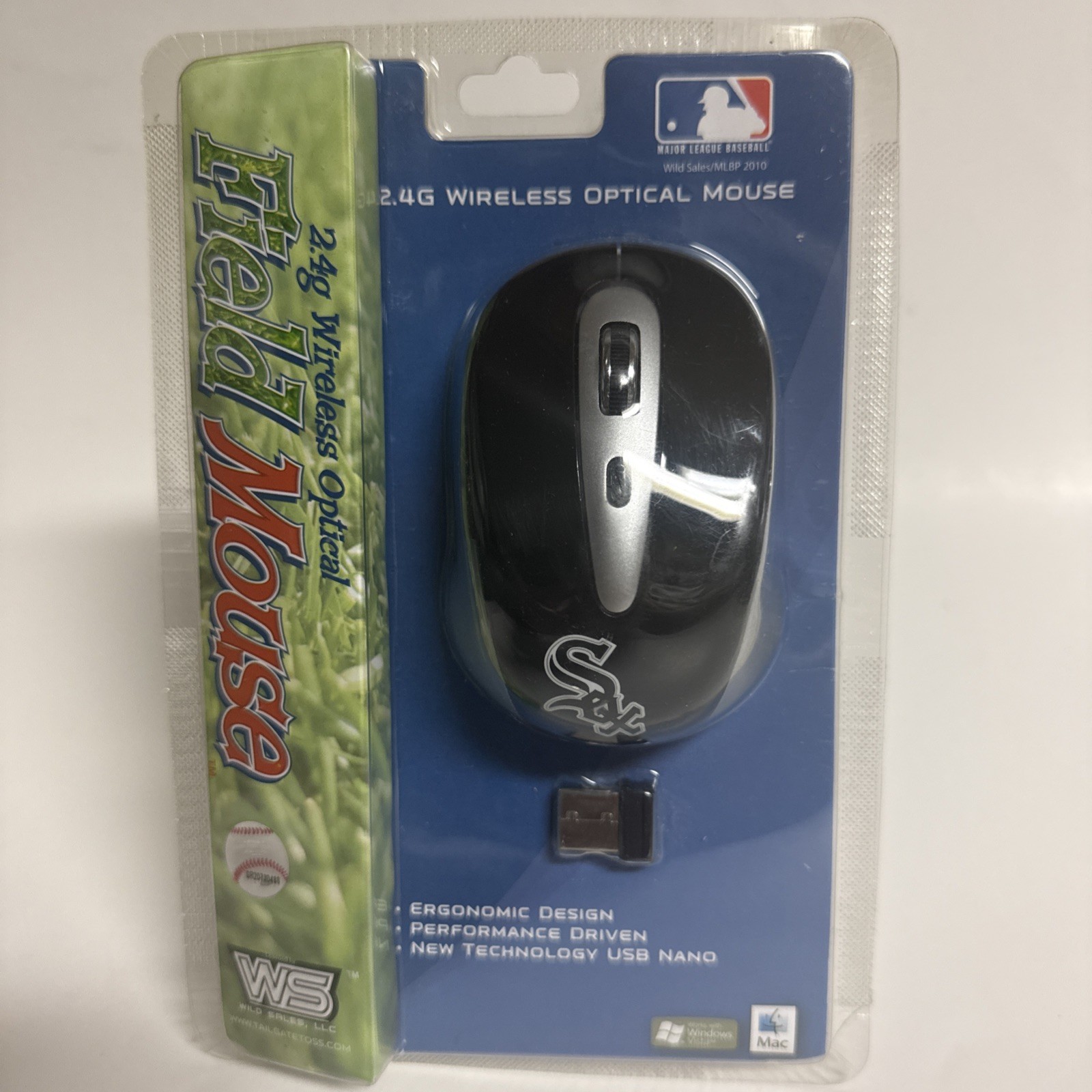 Chicago White Sox Wireless Optical Mouse – 2.4G – Windows/Mac – MLB Licensed