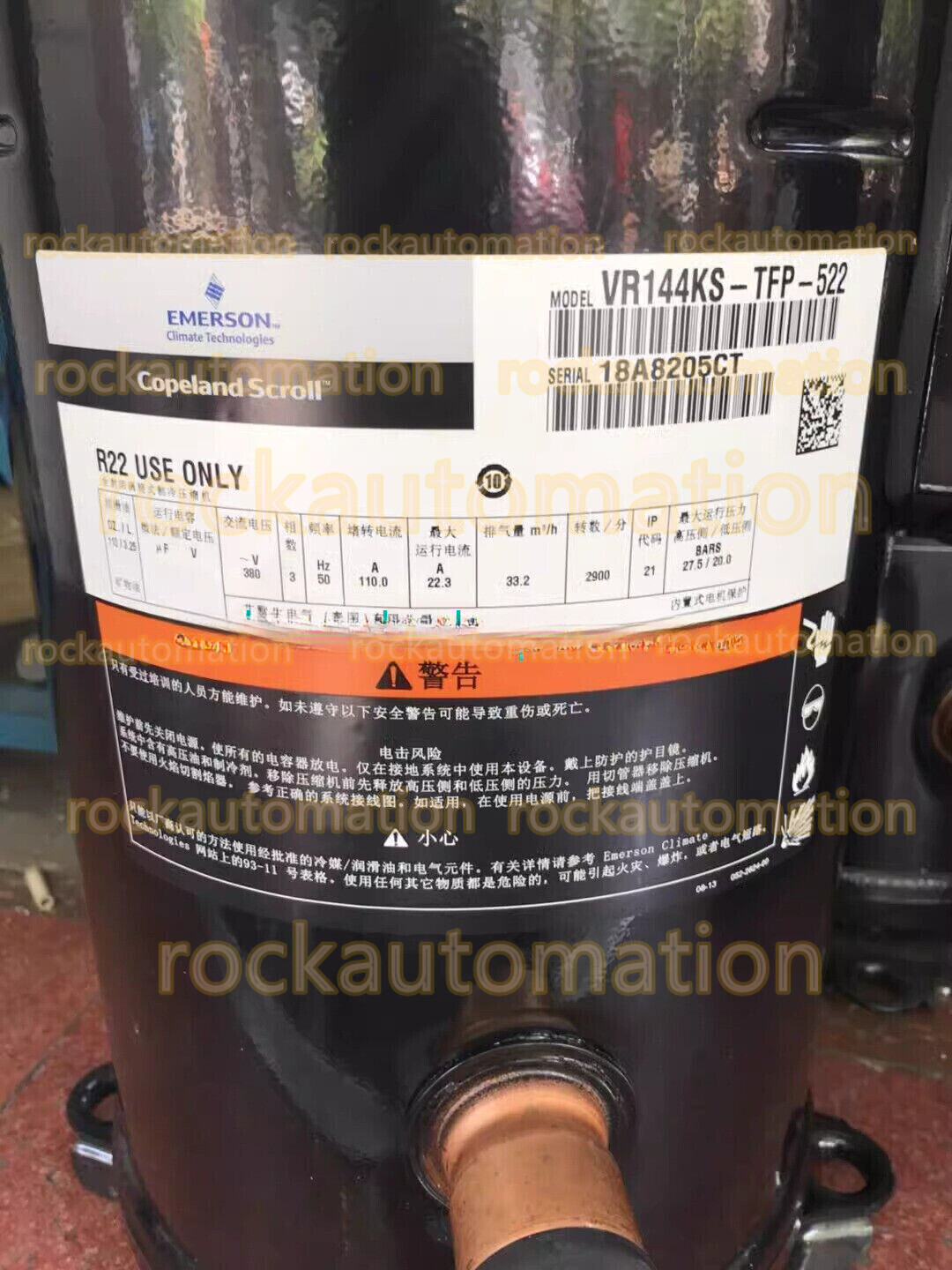 VR144KS-TFP-522  Air Conditioning Compressor VR144KSTFP522 DHL&FedEx&UPS