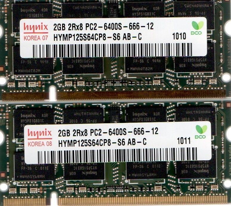 4GB (2x 2GB Kit) HP Pavilion G56-114SA G56-115SA G56-116SA G56-129WM RAM Memory
