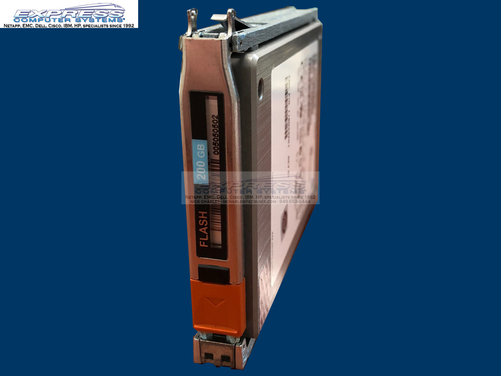 EMC 200GB SSD 2.5 6gb V3-2S6F-200 V2-2S6F-200 VX-2S6F-200 V4-2S6F-200 005051195 