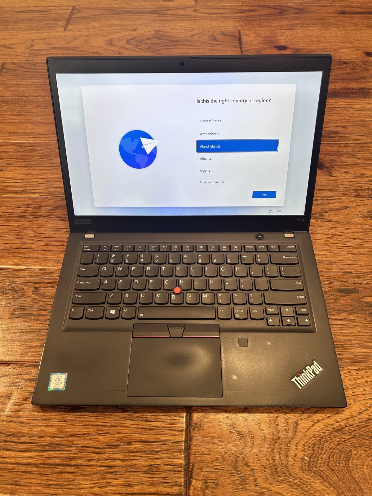 Lenovo ThinkPad T490s i5-8365U 256GB SSD 16GB RAM Windows 11 Pro VGC