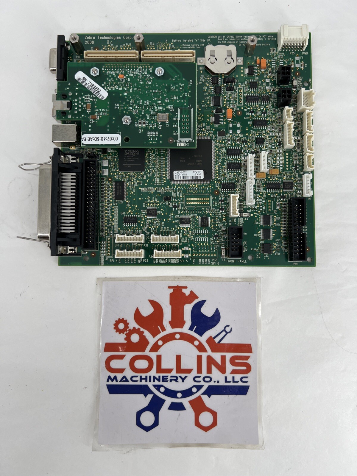 Genuine Zebra Motherboard 23630-002 Rev YF for 105SL Plus & Xi4 Series Printers