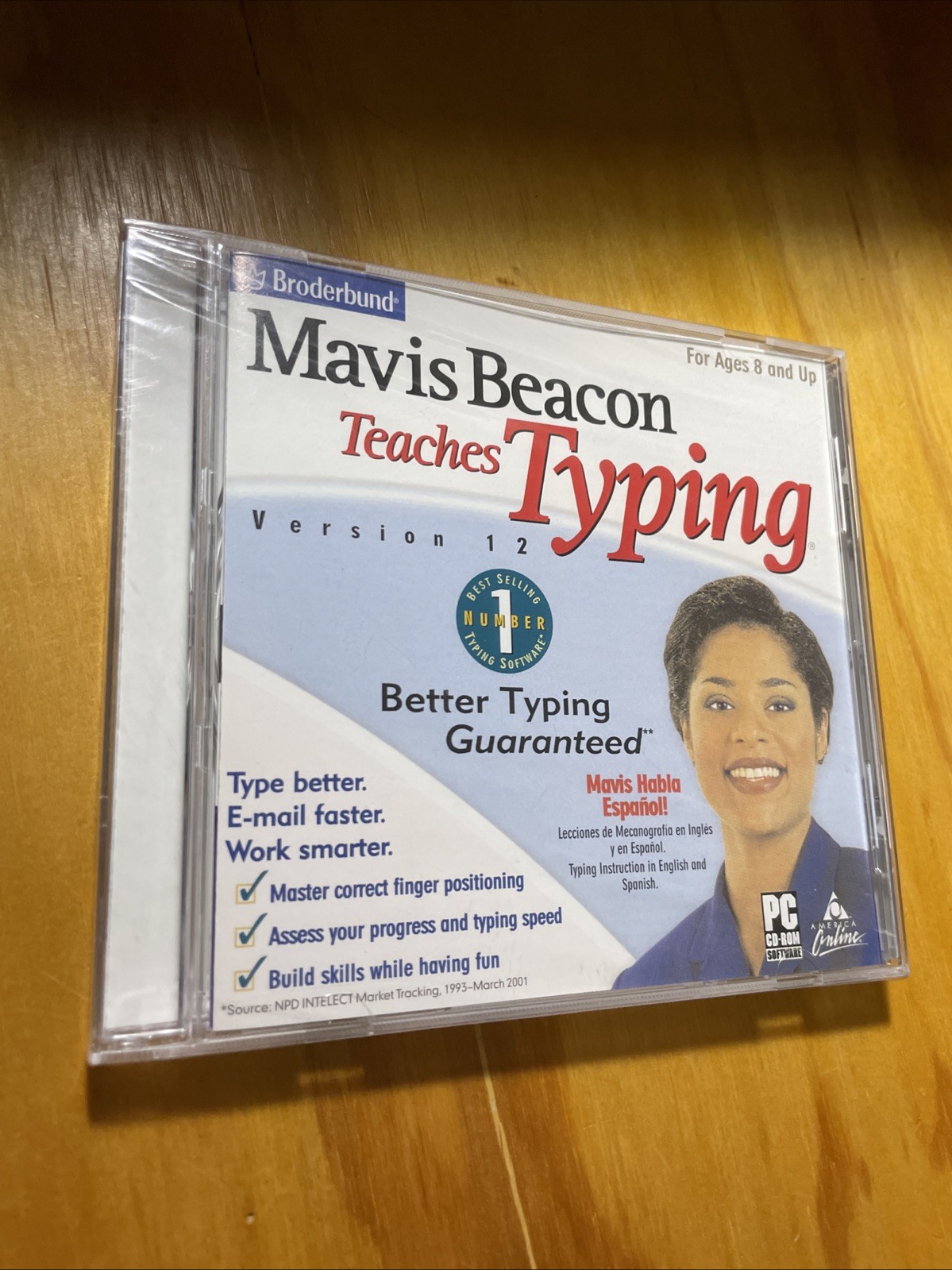 Mavis Beacon Teaches Typing Version 12 CD-ROM Broderbund Windows 95 98 2000 XP