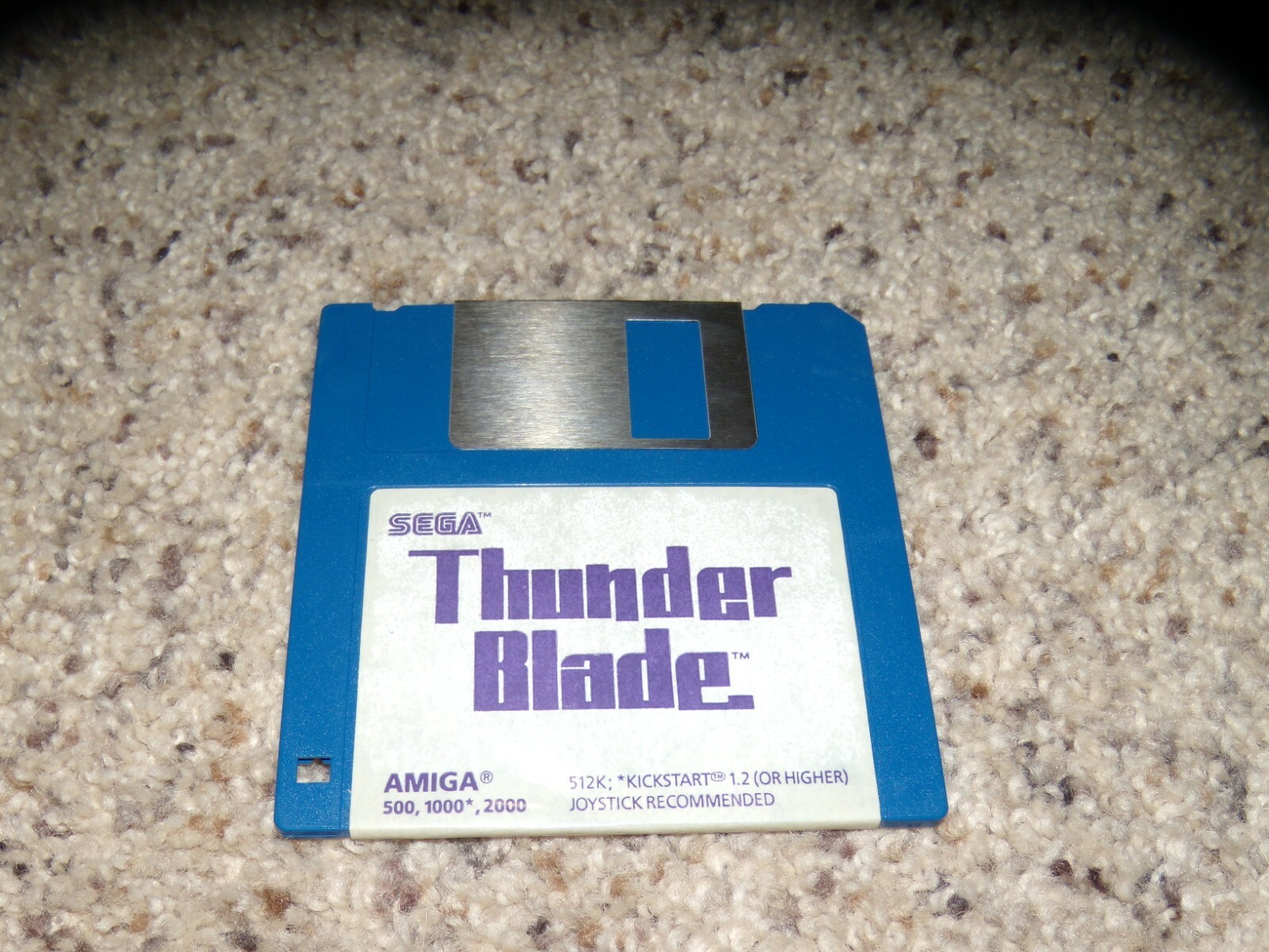 Thunder Blade Commodore Amiga on 3.5" disk