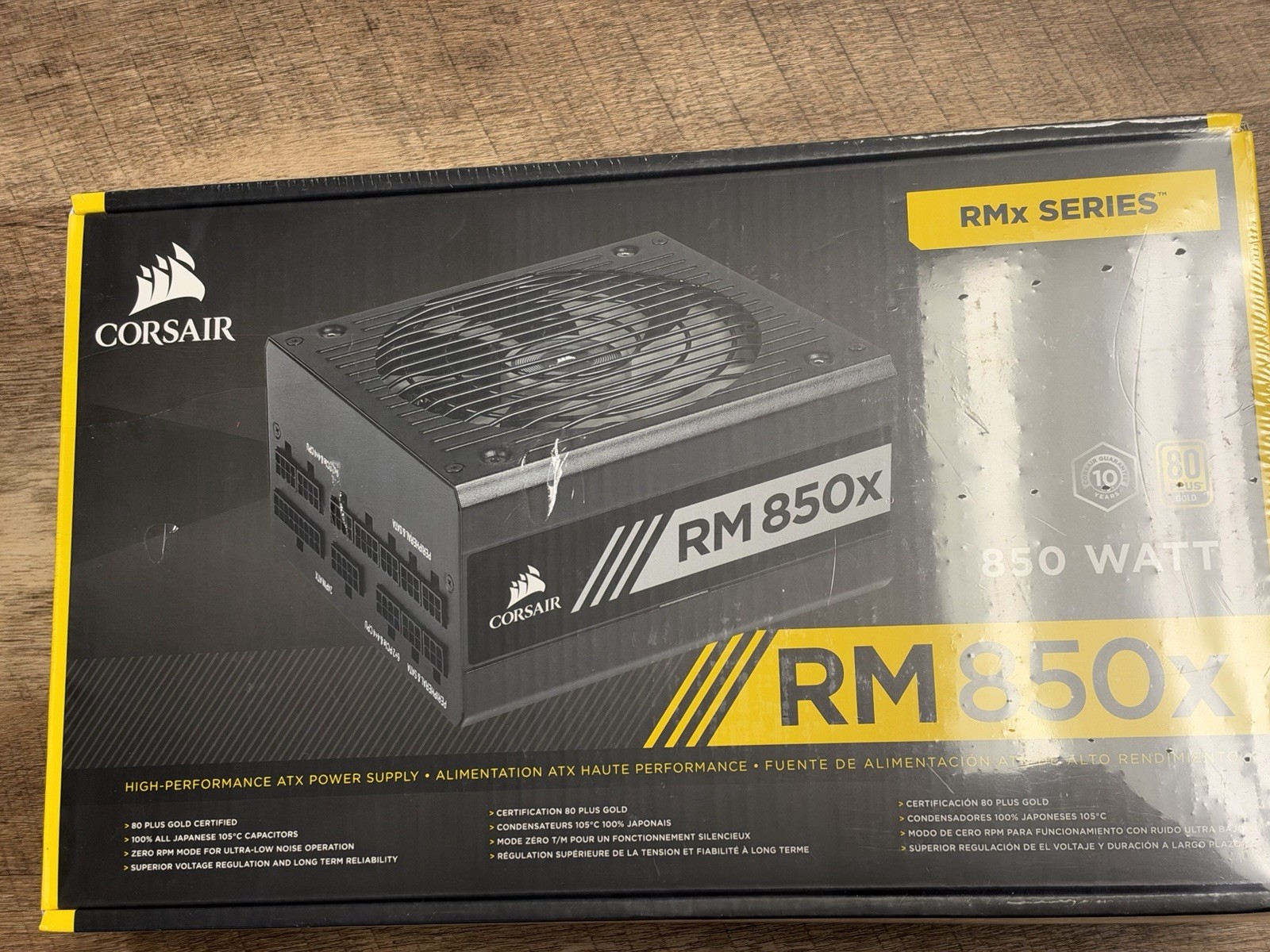 Corsair RMx Series RM850x High Performance 850 Watt Power Supply Gold Plus New
