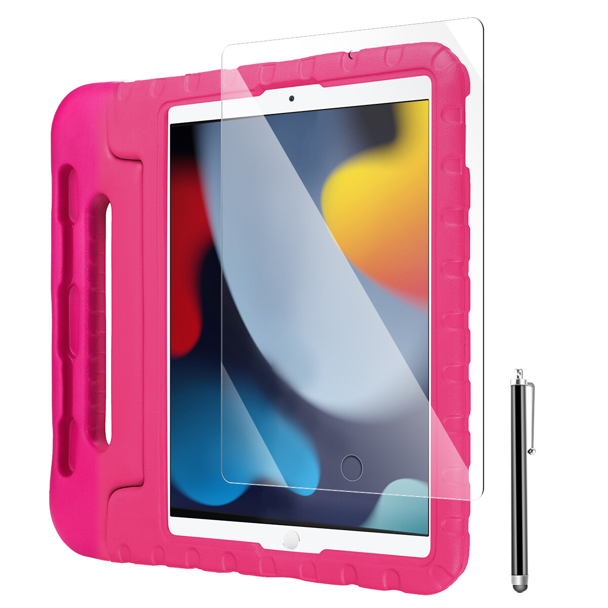 For iPad 9th 8th 7th Gen Case Tough Kids Shockproof EVA Cover+Screen Protector