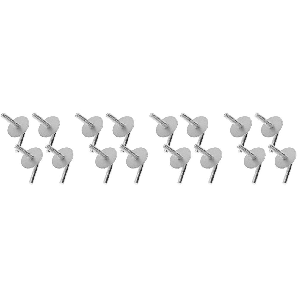 Household Fan Mounting Bolt Kit 16Pcs Silver Iron Durable Fan Pedestal Screws