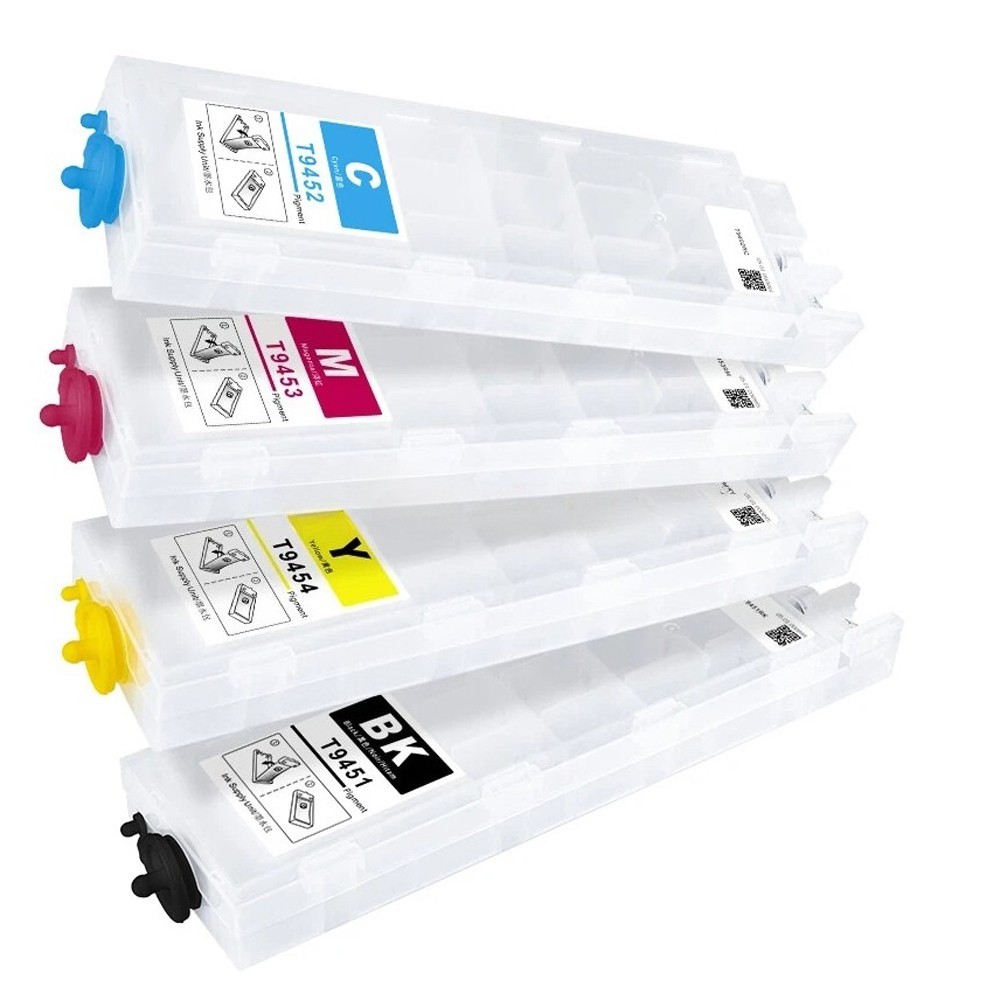 1set 4color Refillable Ink Cartridge For EPSON WF-C5790 5210 5710 5290 Printer