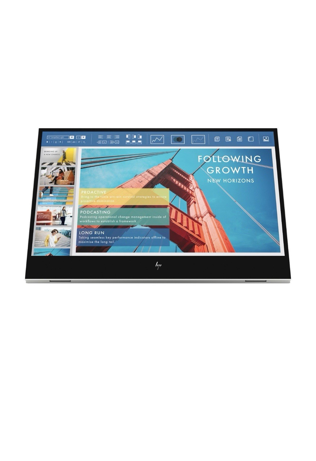 HP E14 G4 14" FHD IPS LED Portable Monitor - Silver