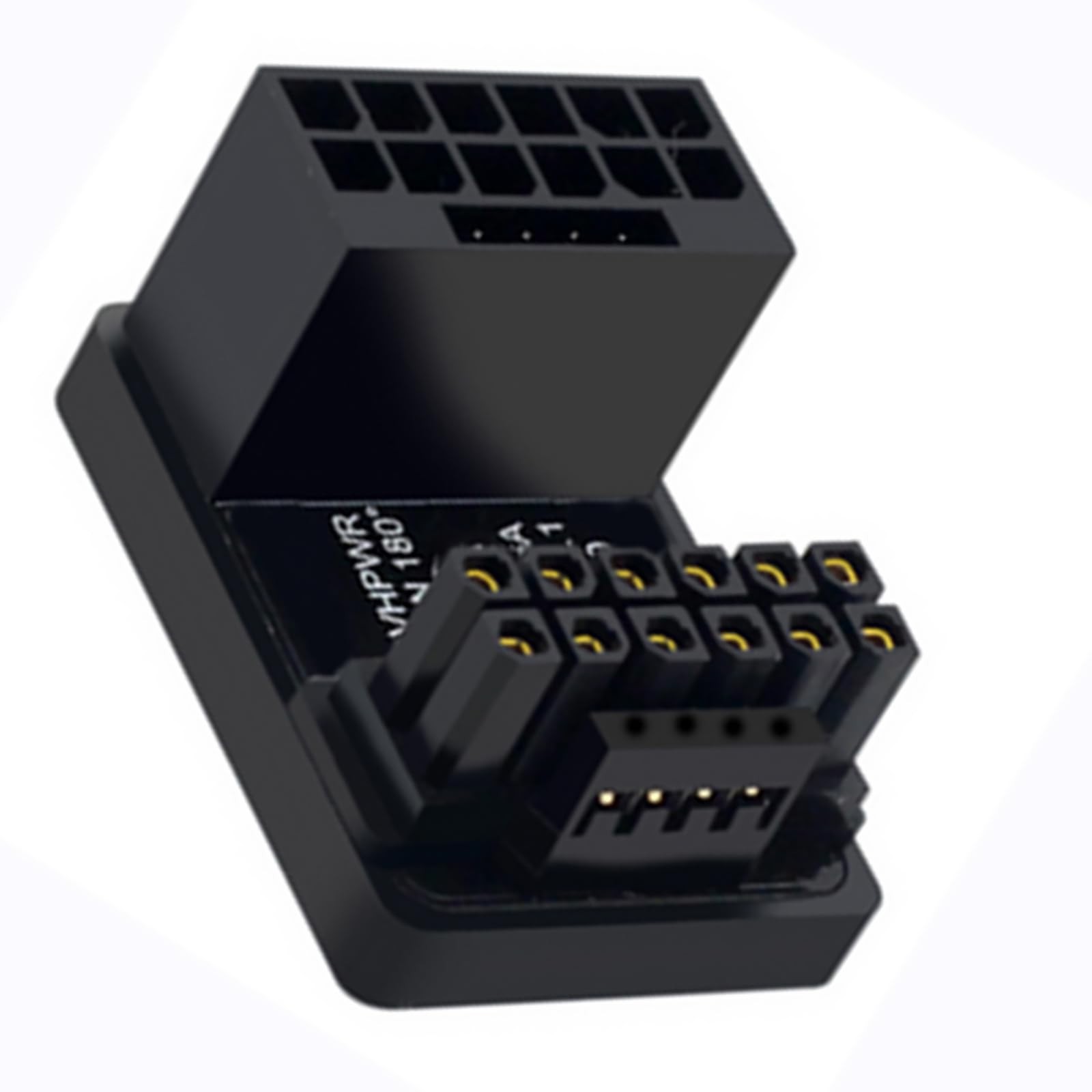 12VHPWR 180 Degree Angled Adapter 600W PCIe 5.0 ATX 3.0 16 Pin Style B GPU