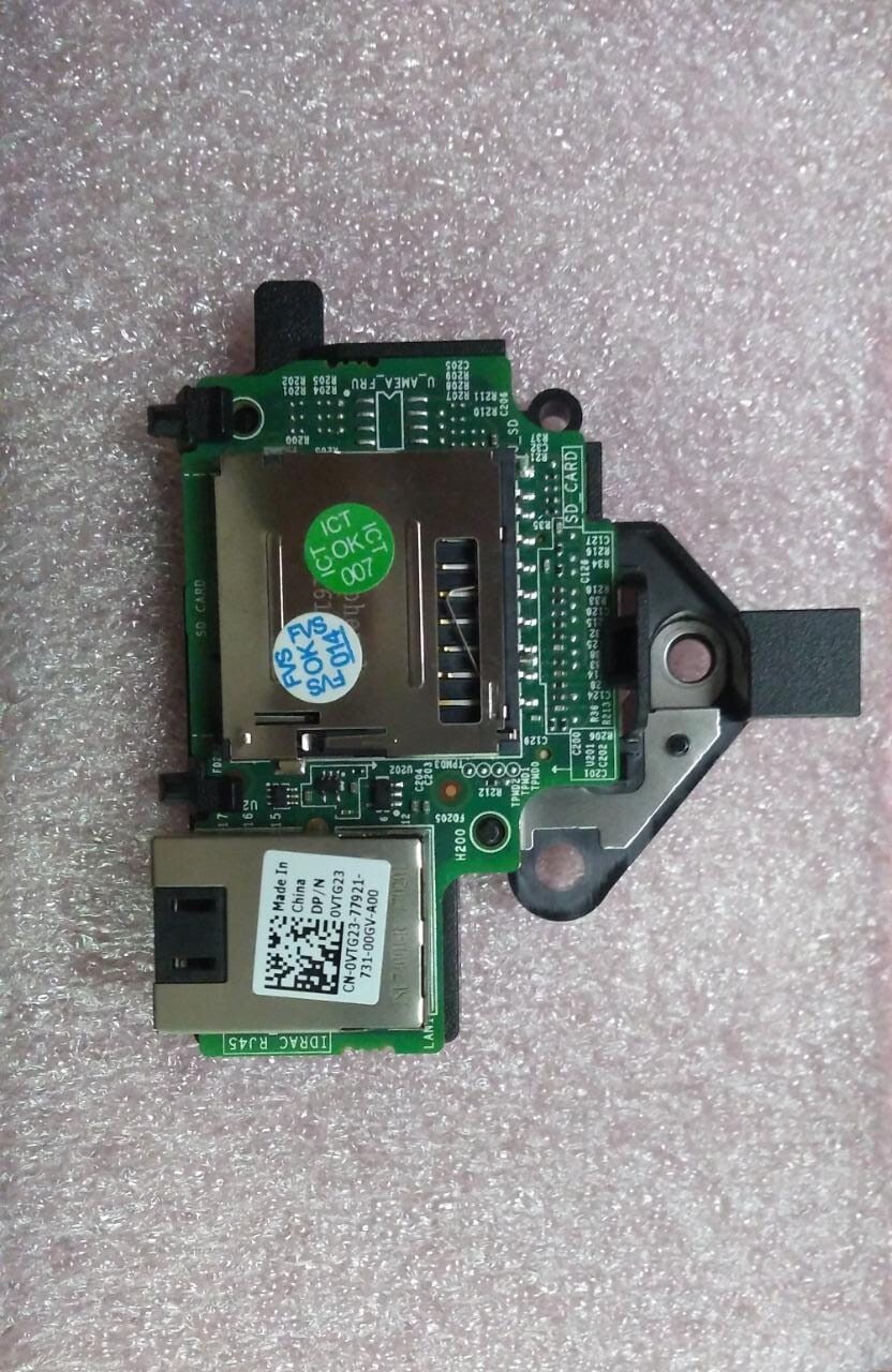 Dell PowerEdge R230 iDRAC8 Dedicated Port Card P/N: 0VTG23