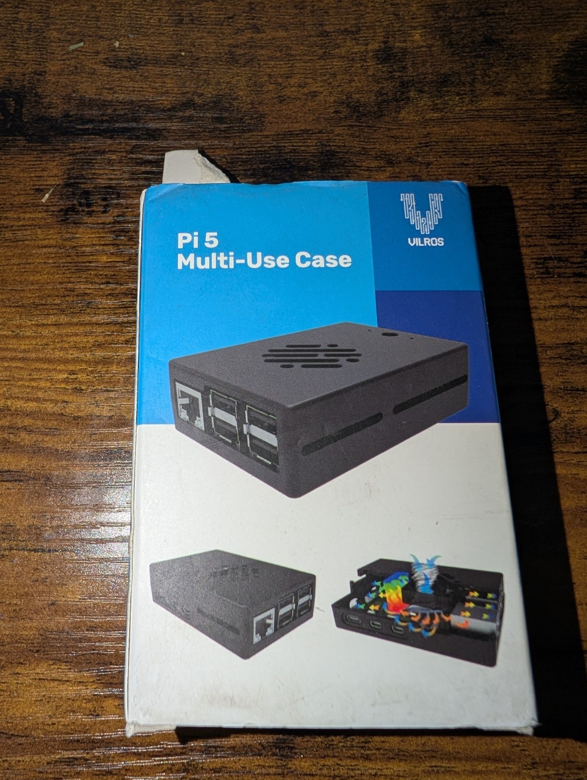 Vilros Raspberry Pi 5 Case Aluminum Passive And Active Cooling