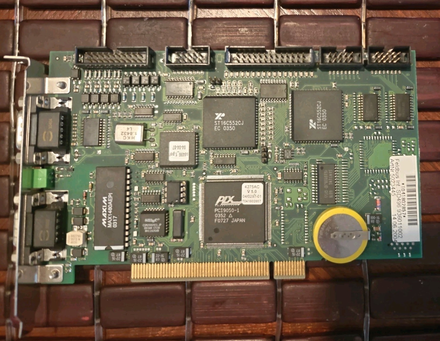 SKIDATA PCI9050-1 4275AC SD496  PCI interface card Old Stock No Box Works Great