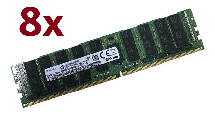 8x 64GB Samsung 512GB DDR4 2666MHz ECC LRDIMM M386A8K40BM2-CTD RAM PC4-21300V-L