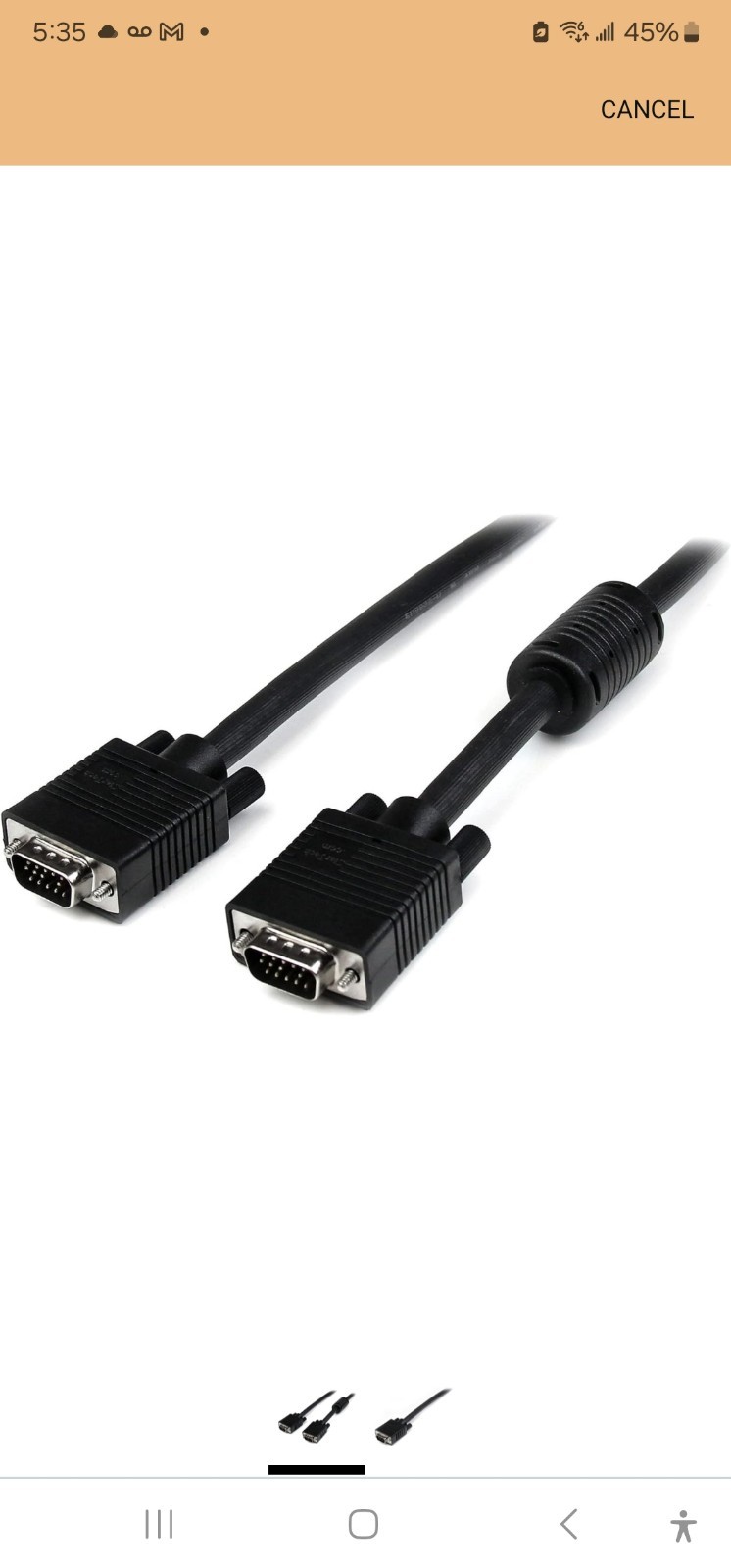 StarTech.com 40 ft. (12.2m) VGA to VGA Cable - HD15 Male to HD15 Male - Coaxial