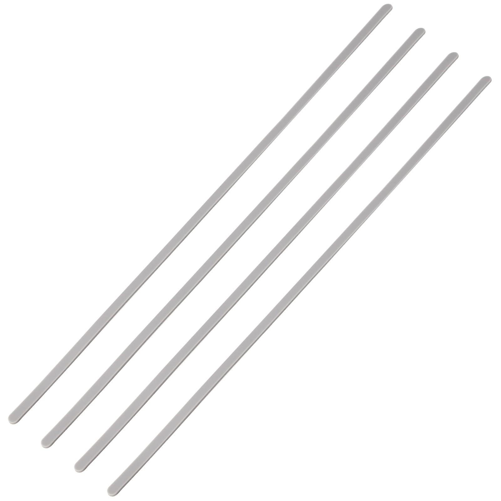 4pcs Laptop Rubber Feet Strips, 11.81x0.24x0.04in Anti-Slip Bumper Bottom Rub...