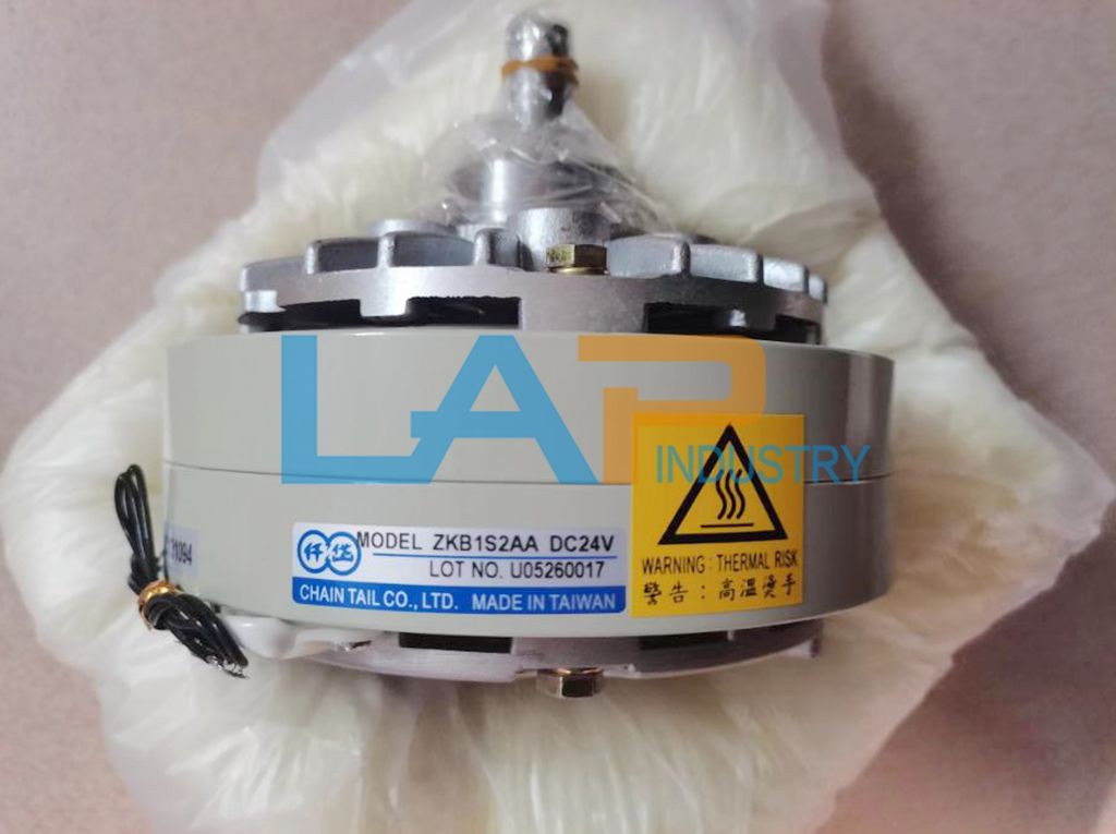 1Pcs New Magnetic powder electromagnetic clutch ZKB1S2AA DC24V via FedEx or DHL