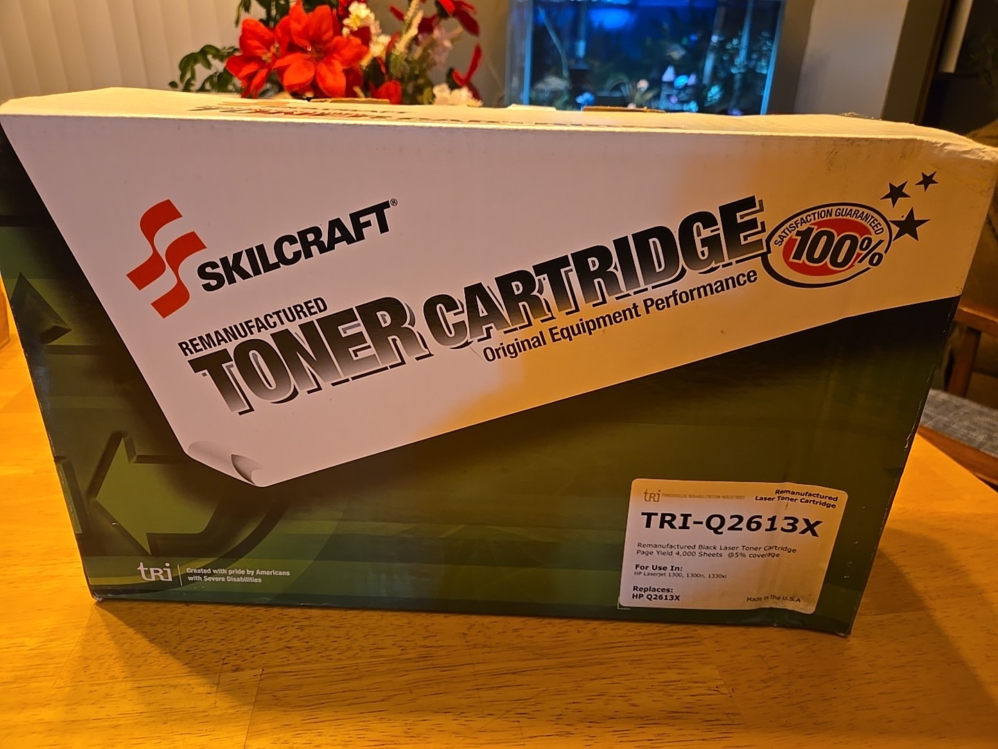 Skilcraft  LaserJet Black Toner Cartridge - Q2613A