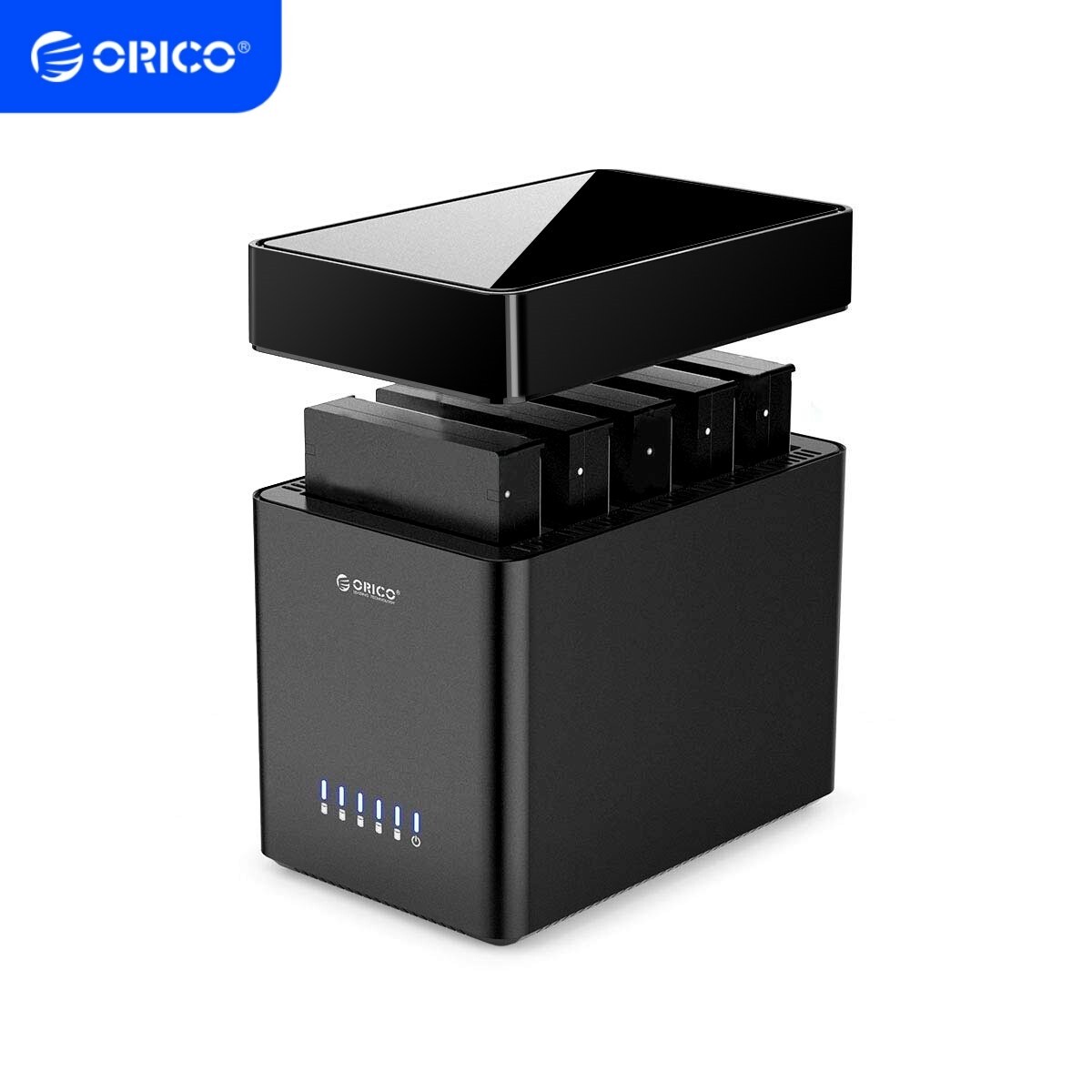 ORICO 5 Bay 3.5" SATA Hard Drive Enclosure USB 3.0 Magnetic HDD Docking Station