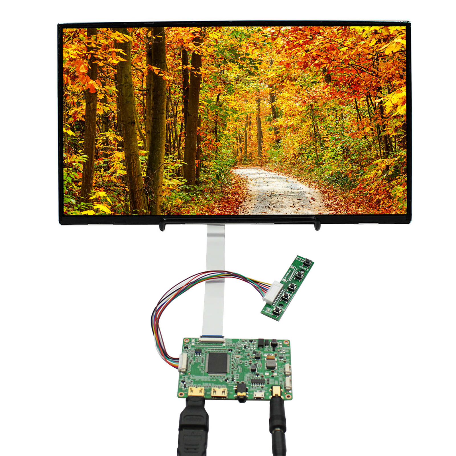 Mini HDLCD Controller Board 13.3" 1920x1080 400nit 100 Color IPS LCD Display