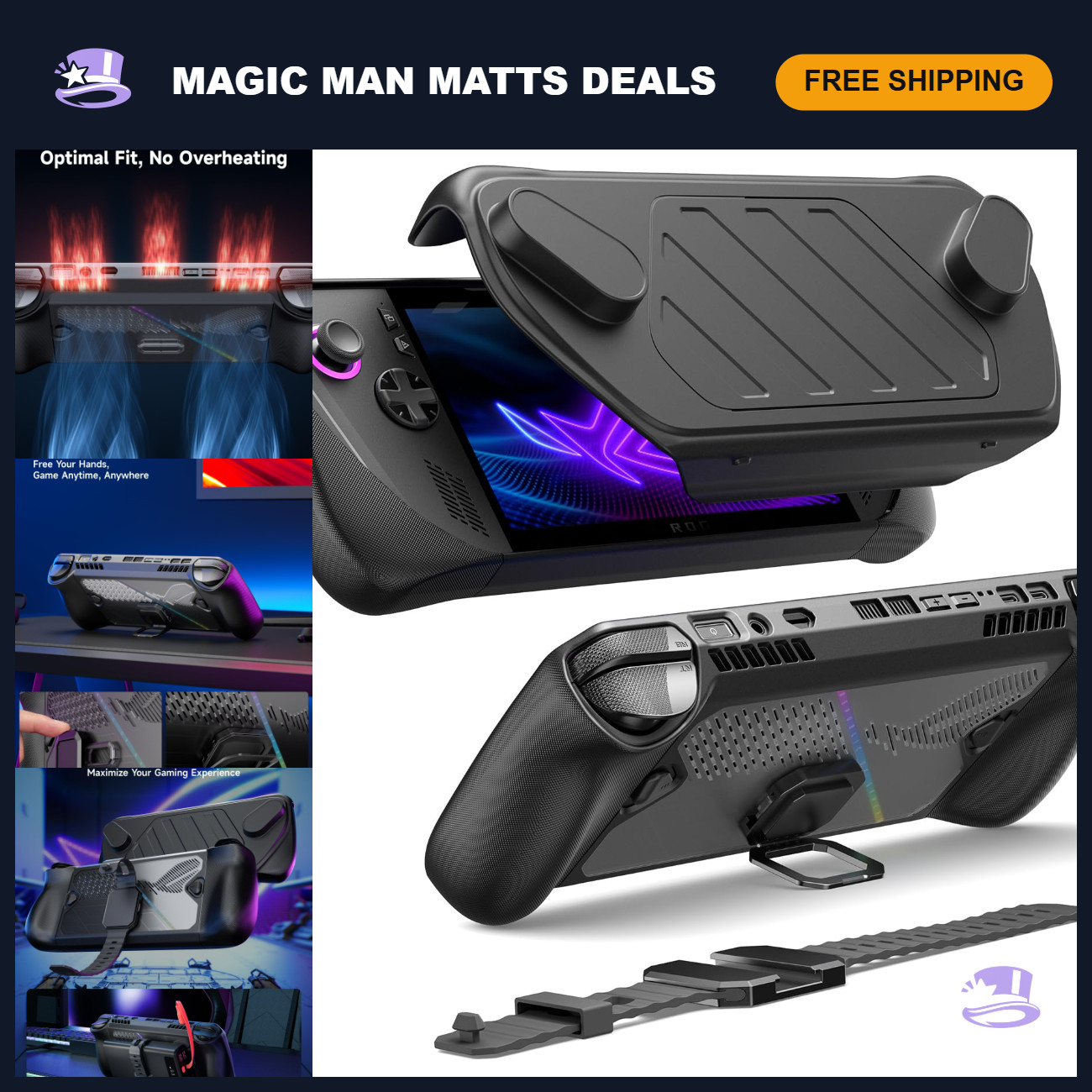 ModCase for ASUS ROG Ally X (2024) - Durable Protection, Easy Access, Basic Set