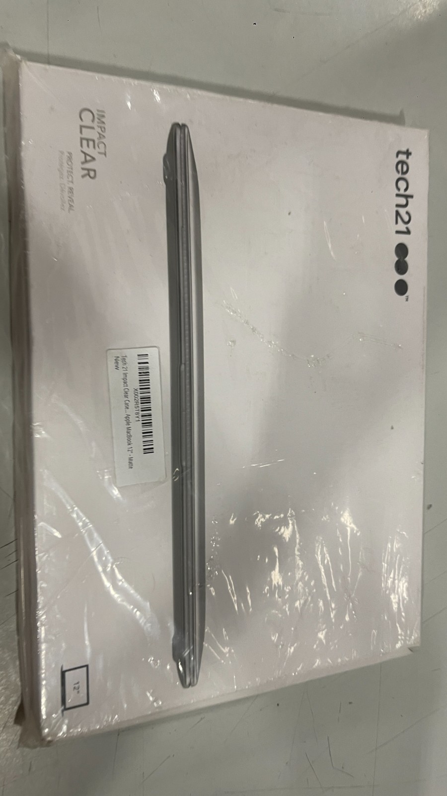 TECH21 Impact Snap MacBook 12" Case - Clear