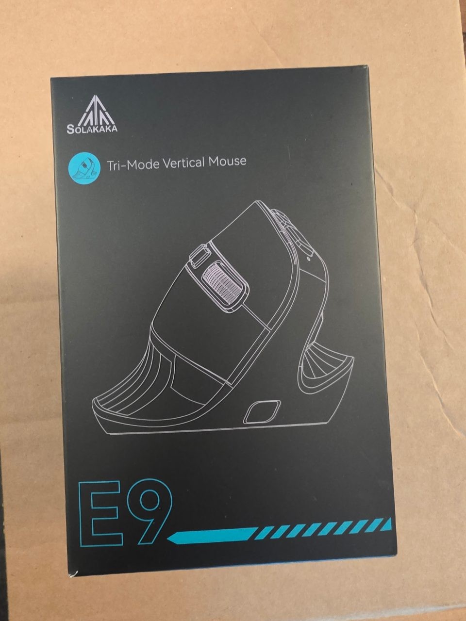 Solakaka E9 Vertical Ergonomic MMO Gaming Mouse, 10 Buttons