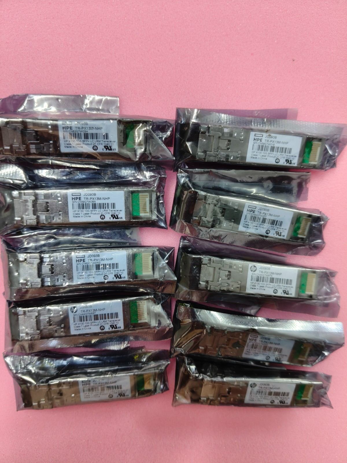 JD093B HPE 10GBase-LRM (OM3 220m), ,1310nm(300m)  Non-China counterfeits.