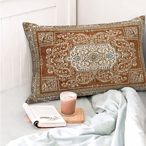 Fall Pillow Cover, Terracotta Throw Pillow Cover, Aztec Pillow Covers, 12x20 