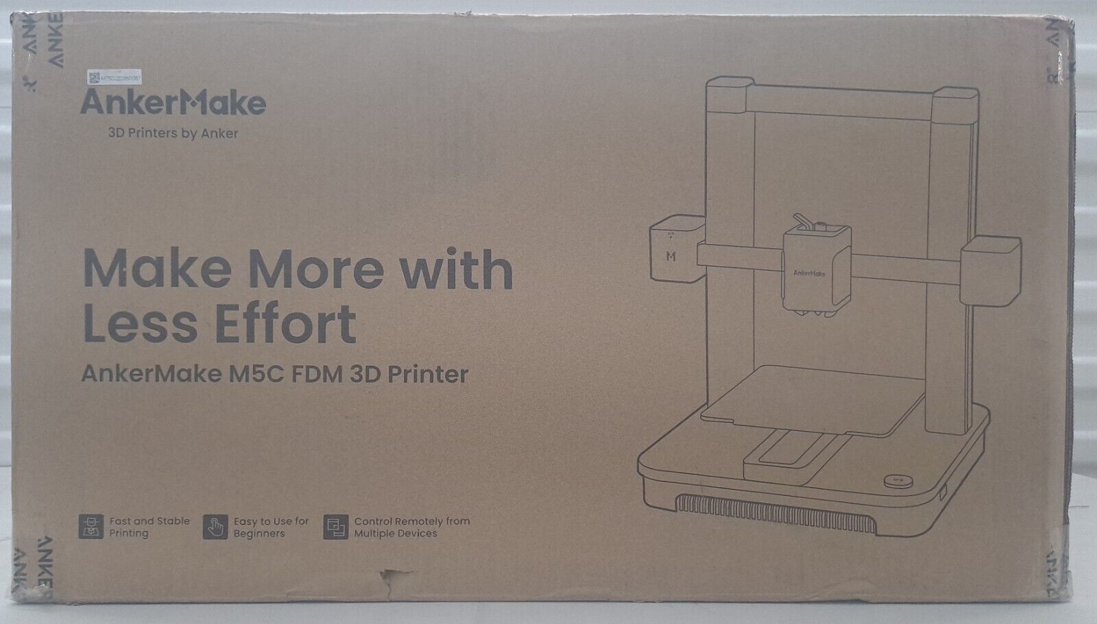 AnkerMake M5C 3D Printer Auto-Leveling 500mm/s Fast Printing MultiDevice Control