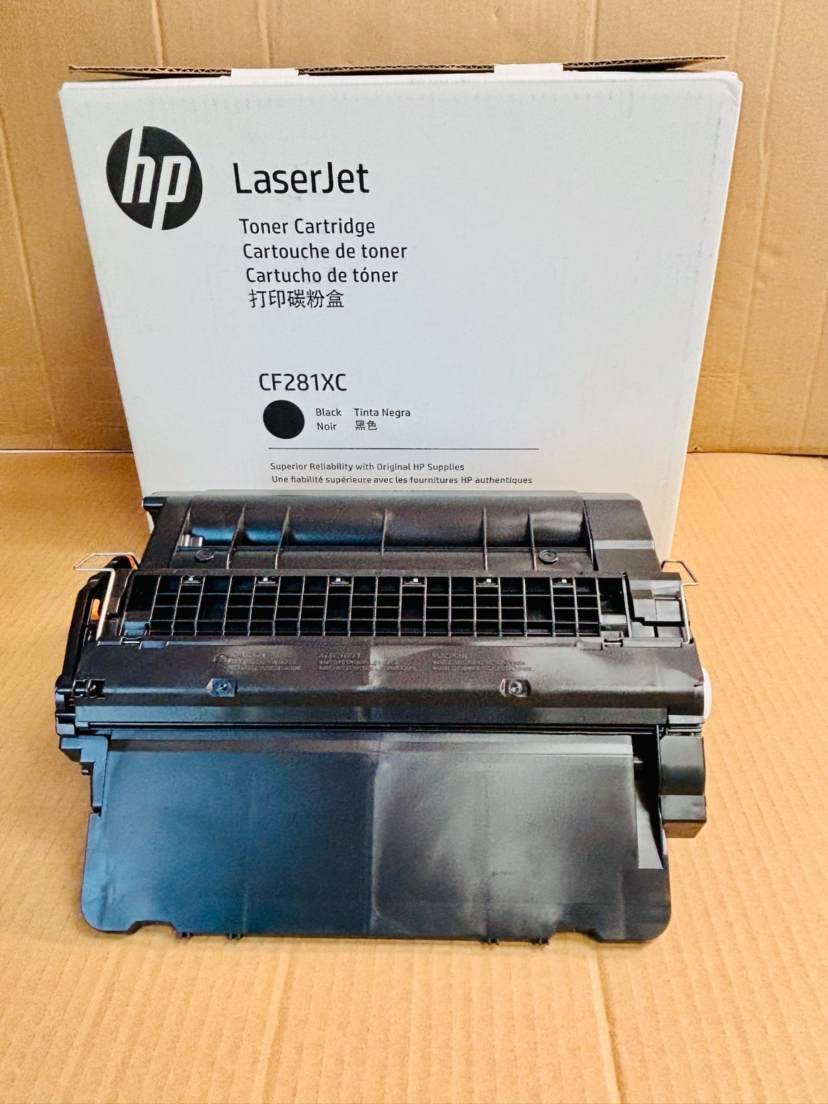 New Open Genuine HP 81X LaserJet Enterprise M605, M606 Black Toner CF281XC