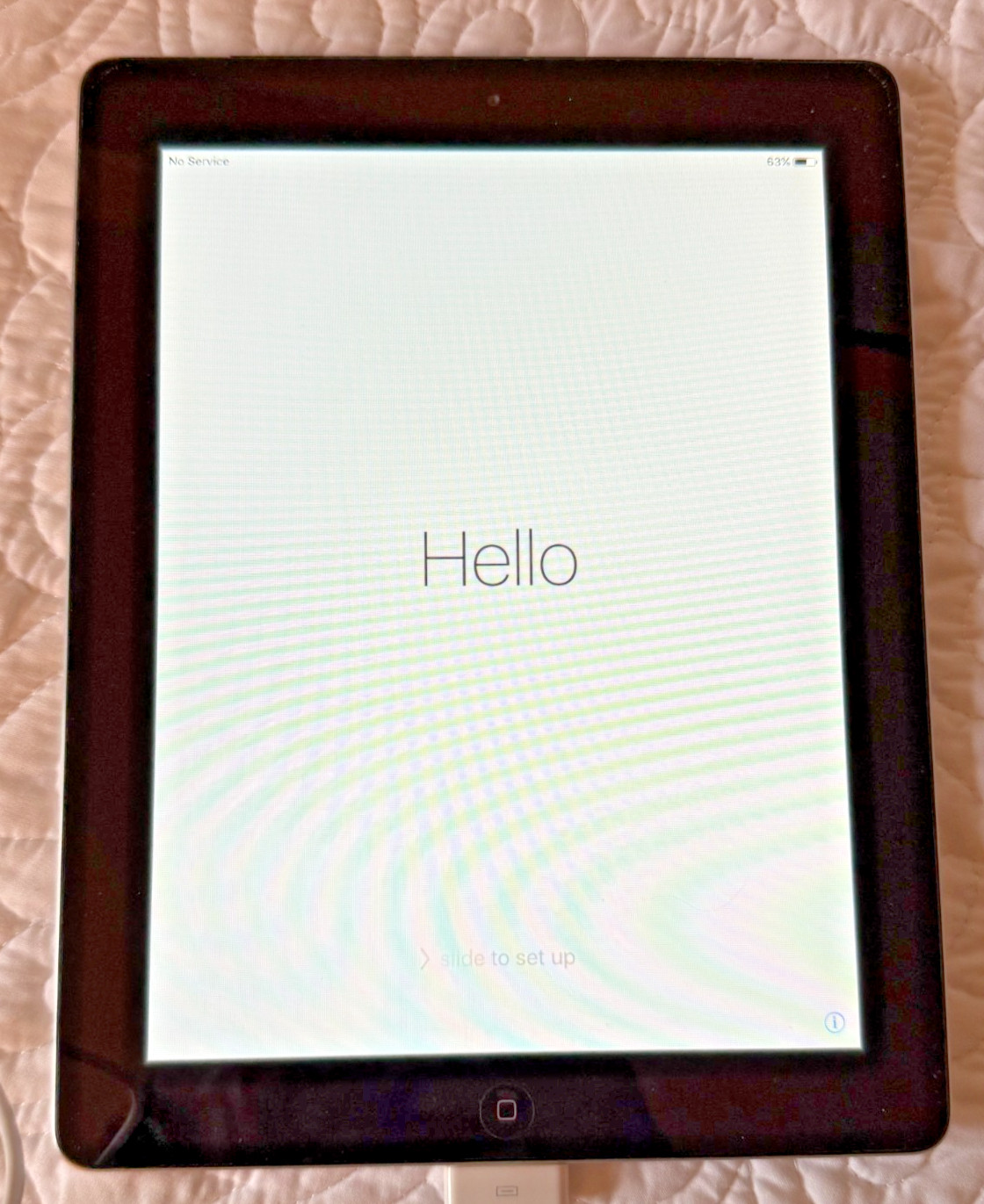 Apple iPad 2 A1395 16GB Wi-Fi Black Model, TESTED, Bundled w/ New Cord