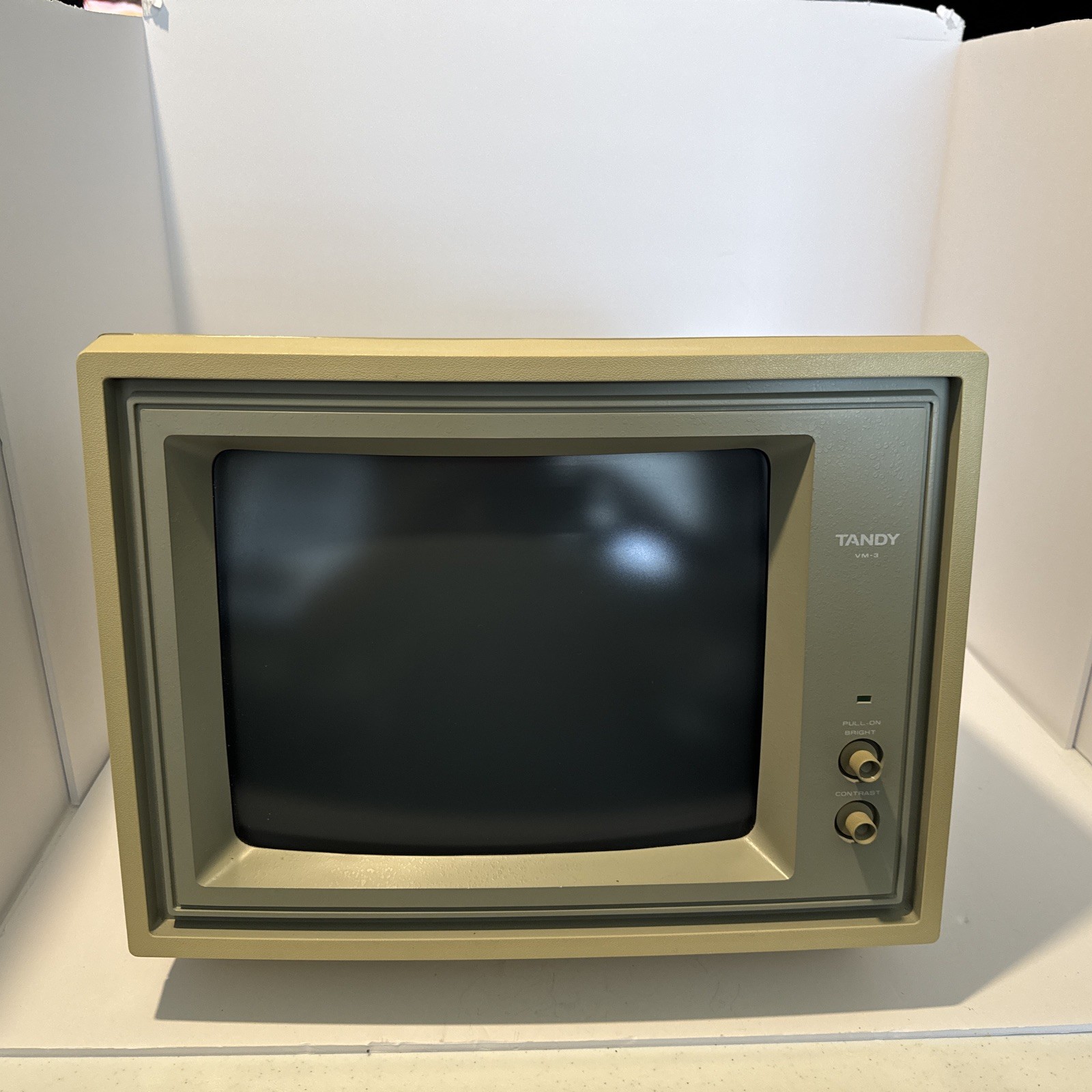 Vintage Tandy VM-3 High Resolution Video Monitor 25-3010 CRT Computer Screen NIB