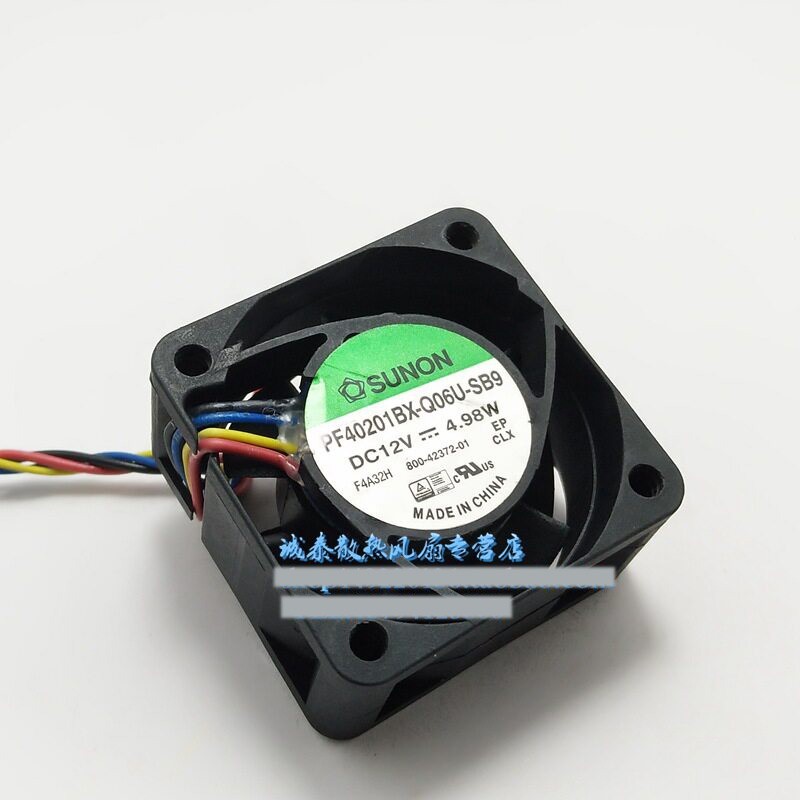 1PCS SUNON PF40201BX-Q06U-SB9 12V 4.98W 4-wire temperature-controlled PWM fan