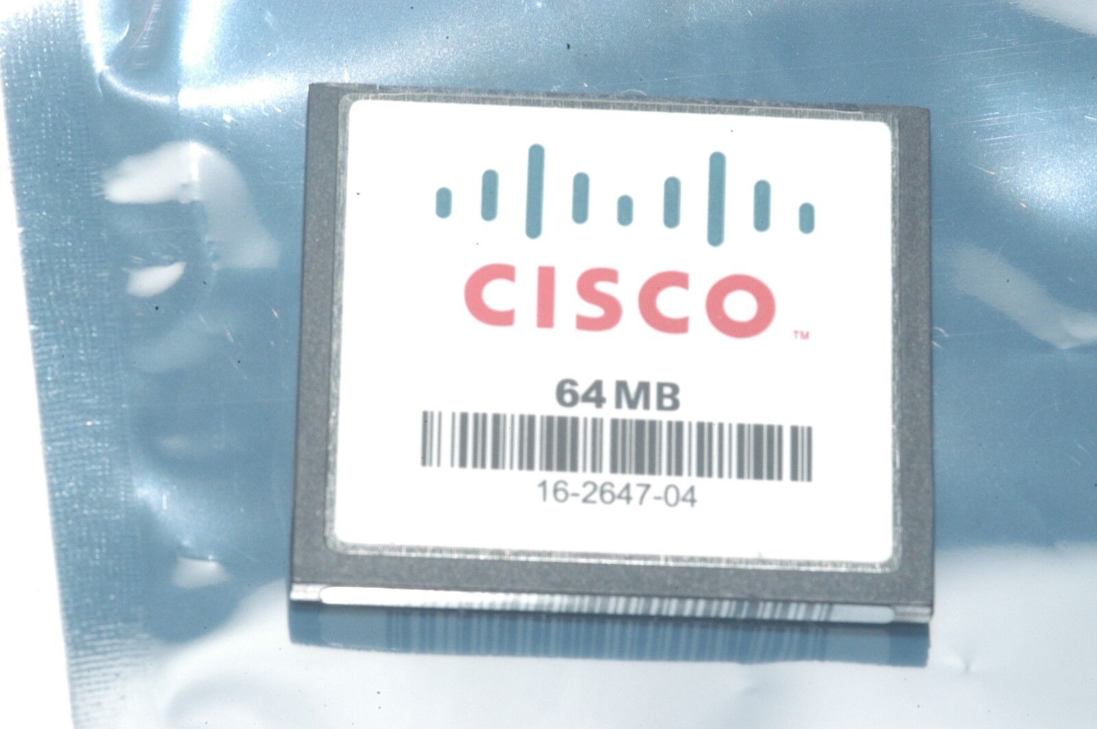 GENUINE Cisco 64MB 50-pin Compact Memory Flash Card 16-2647-04 CCE064JCHS5MB08H