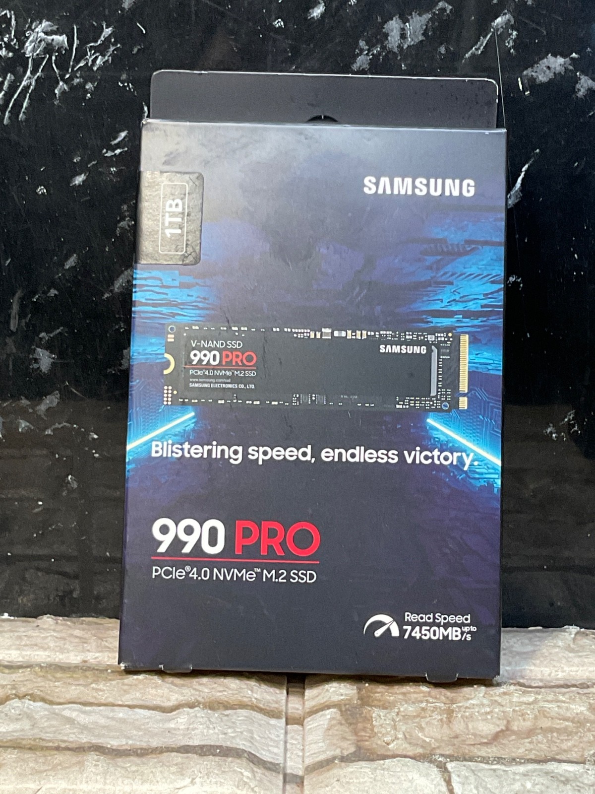 Samsung 990 Pro MZ-V9P1T0 Black PCle 4.0 NVMe 1TB Storage SSD