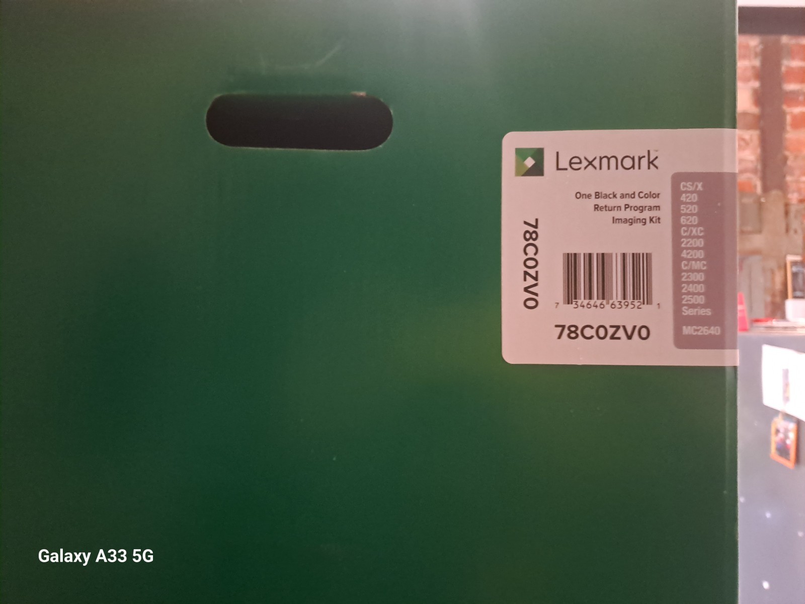 Lexmark 78C0ZV0 Genuine BLACK + COLOUR IMAGING UNITS CS CX 420 520 620 2200 2300