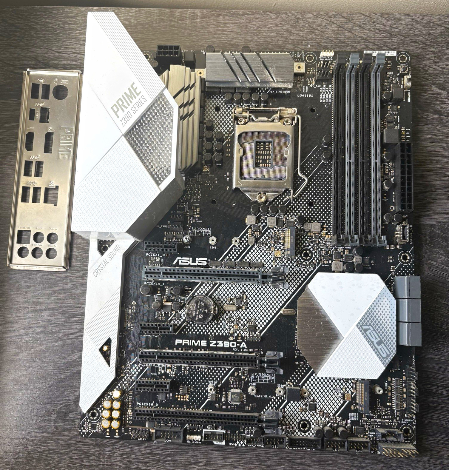 ASUS Prime Z390-A ATX Intel LGA1151 DDR4 Gaming Motherboard w/ I/O Shield