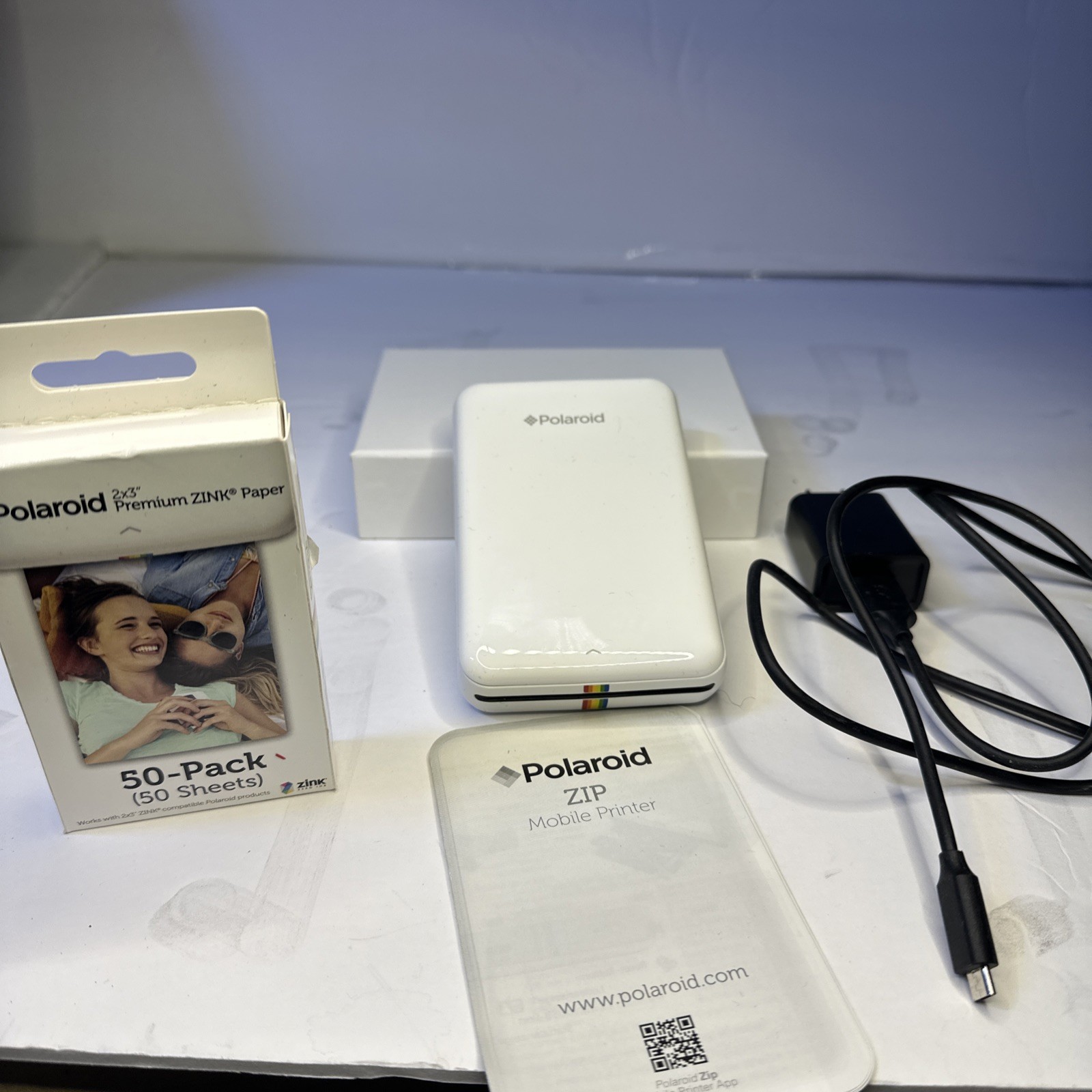 polaroid zip mobile printer plus Polaroid premium zink papers 50 pieces 