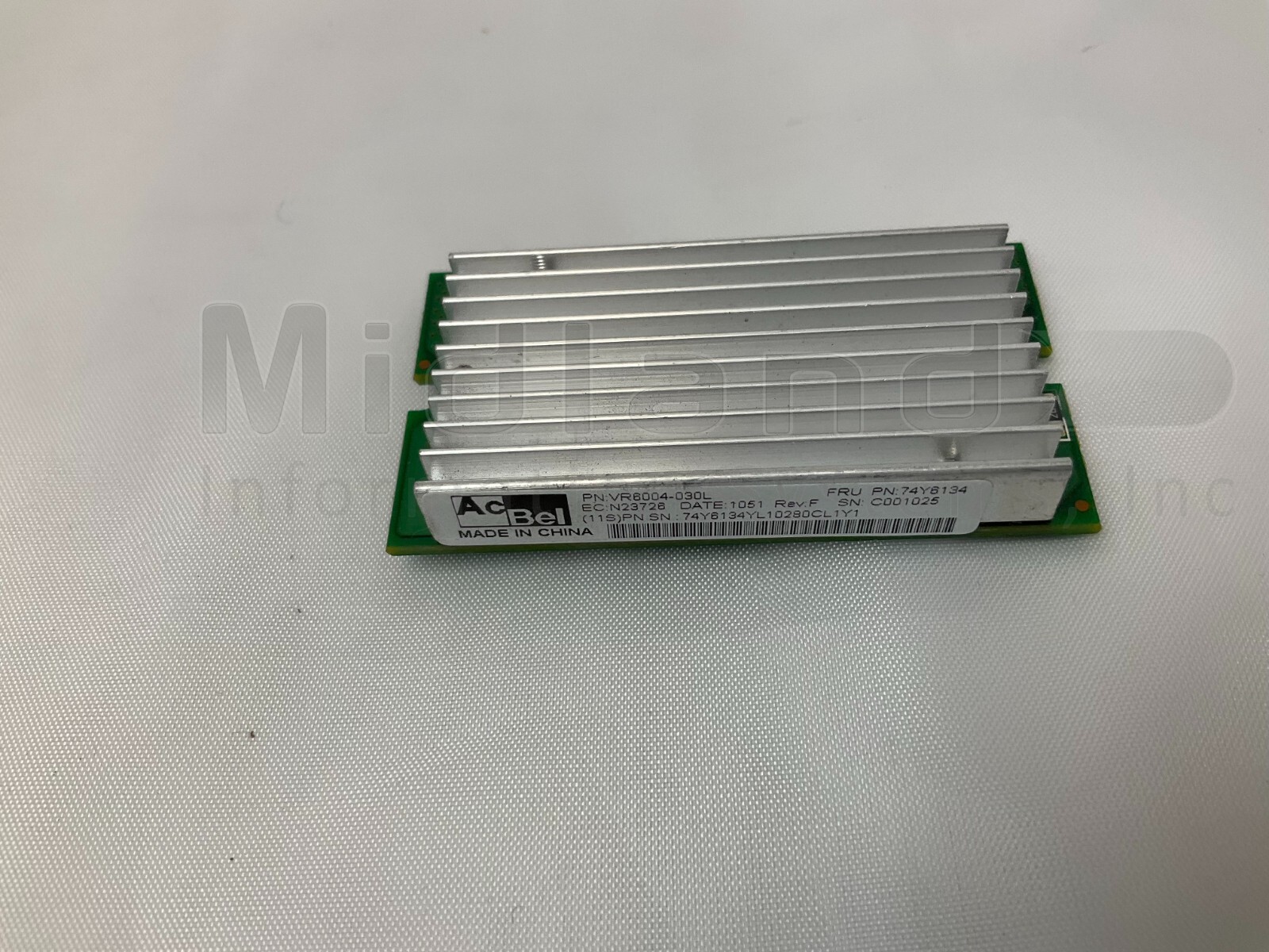 IBM 74Y6134 Processor VRM for 8203-E4A, 8204-E8A, 9407-M15, 9408-M25, 9409-M50