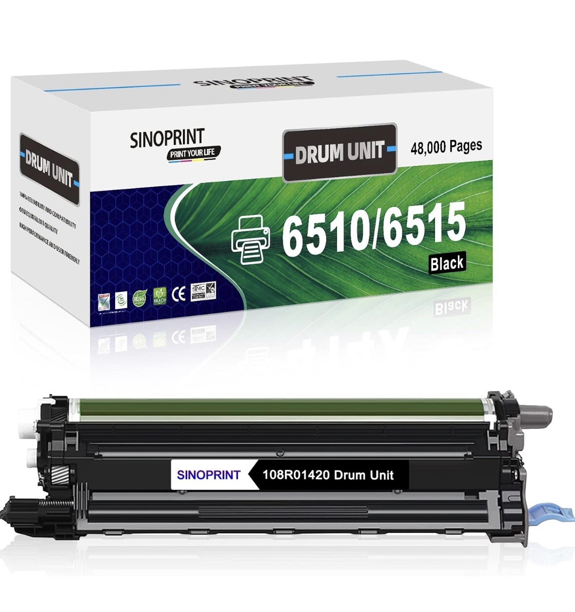Compatible 6510 6515 Black Drum for Xerox Phaser 6510DNM 6510DN