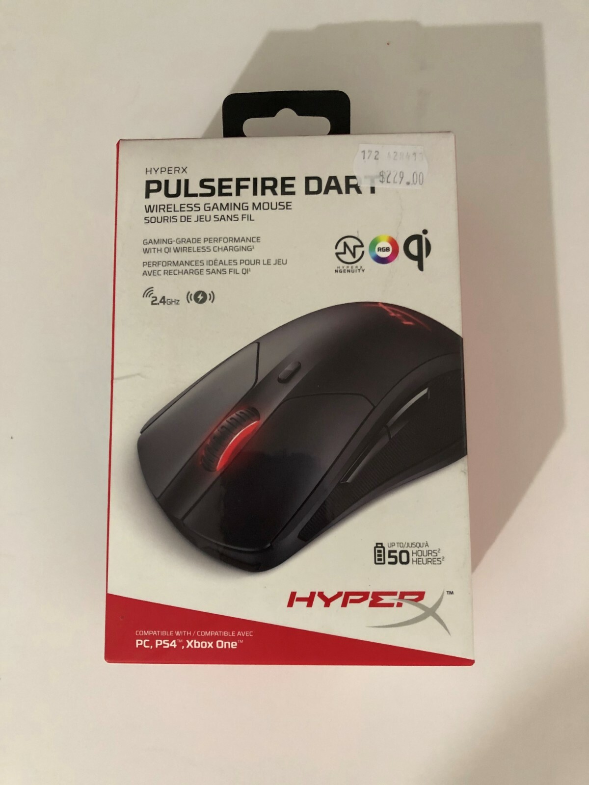 Brand New HyperX Pulsefire Dart Wireless Lightspeed Gaming Mouse