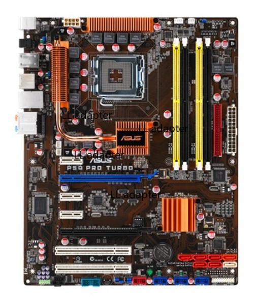 For ASUS P5Q PRO TURBO motherboard LGA775 P45 4*DDR2 16G ATX Tested oK