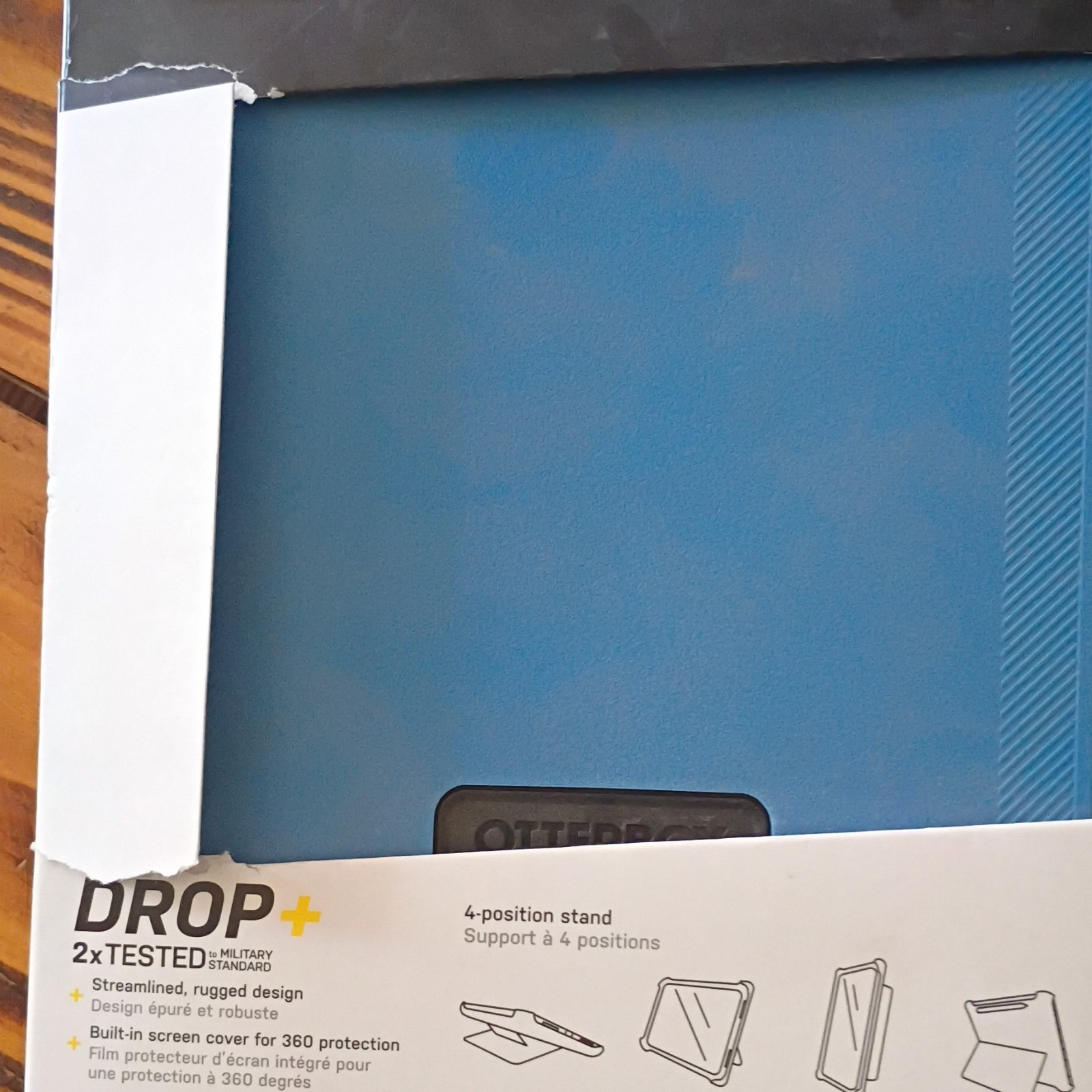 OTTERBOX Drop+ Rugged Blue Tablet Case Multi-layer Defense Stand Pencil Storage