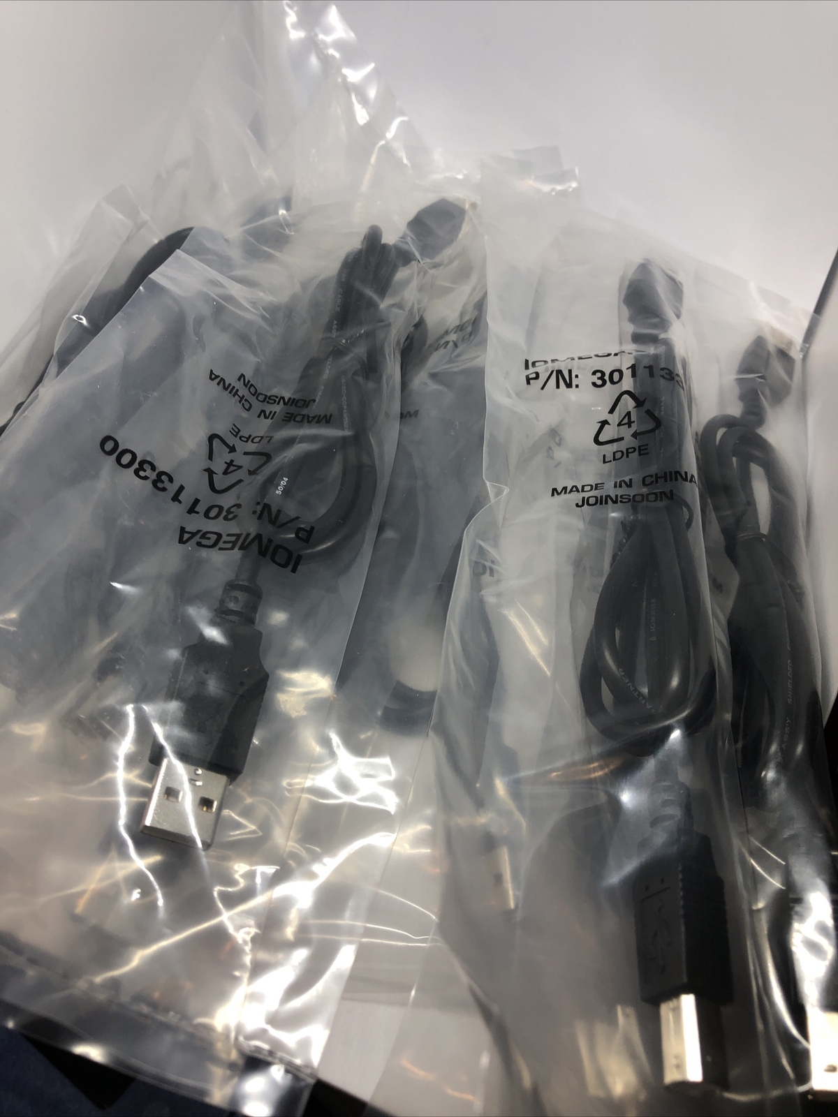 NEW 20 pcs USB Cable 6-FT A/B Individually Packaged High Quality IOMEGA Brand